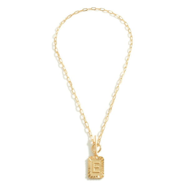 Gold Initial Necklace