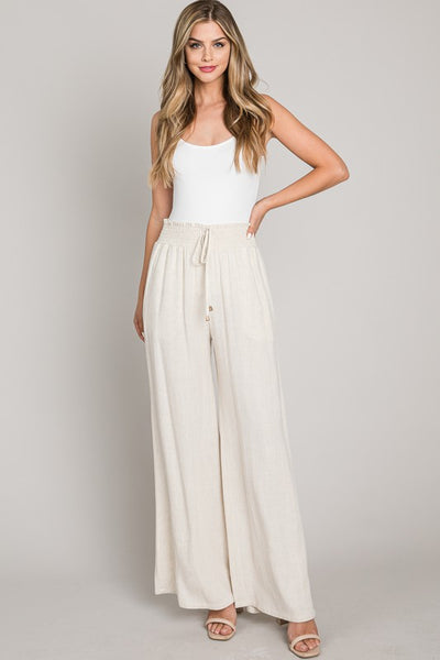 Lovely Linen Wide Leg Pants