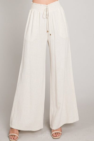 Lovely Linen Wide Leg Pants