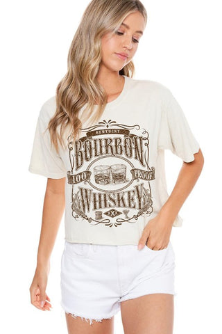 KY Bourbon Semi-Crop Tee