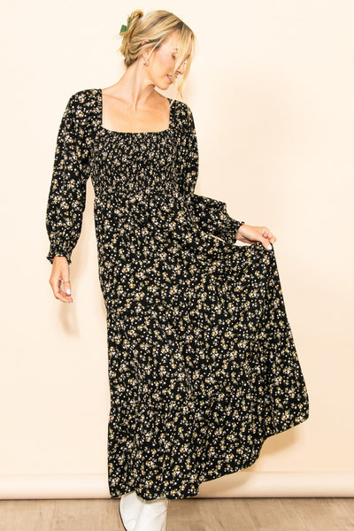 Emmie Maxi Dress- Black