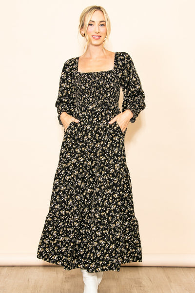 Emmie Maxi Dress- Black