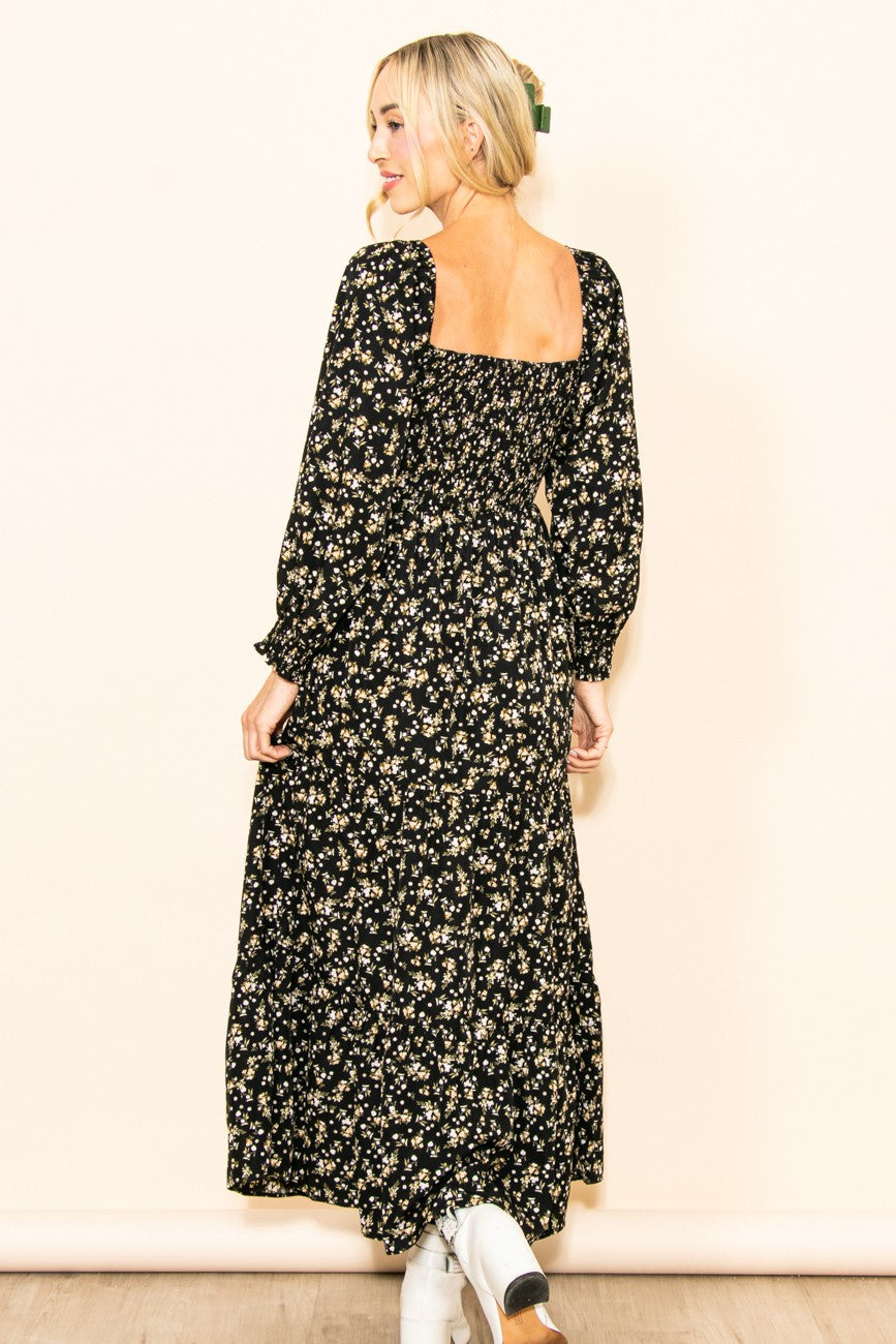 Emmie Maxi Dress- Black