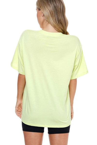 Wild Free Distressed Neon Tee