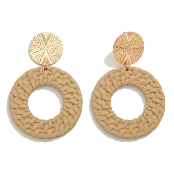 Basket Weave Earrings