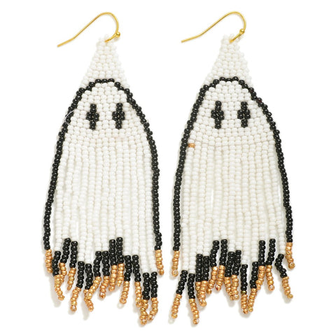 Spooky Girl Ghost Earrings