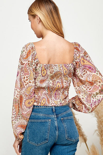 Pretty in Paisley Top