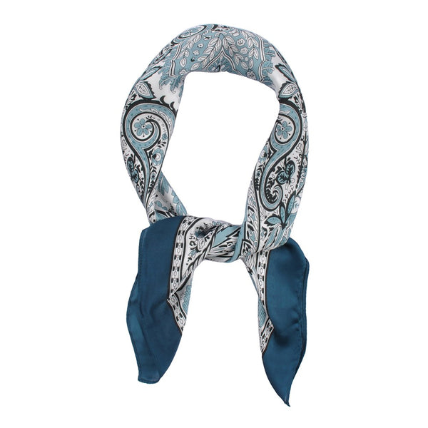 Blue Paisley Bandana Scarf