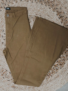 Camel Flare Jeans