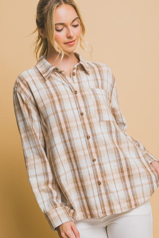 Khaki Flannel Shirt