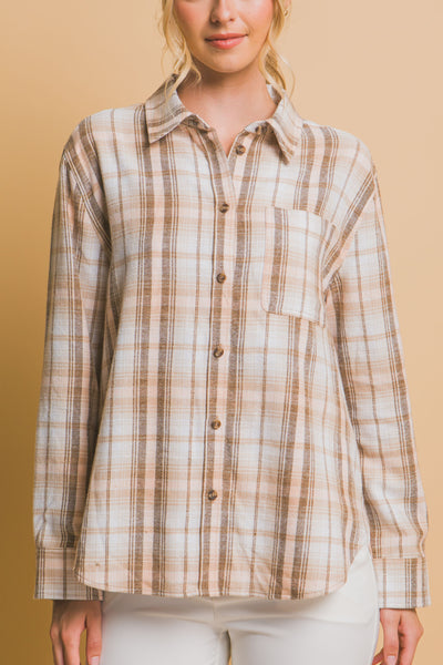 Khaki Flannel Shirt