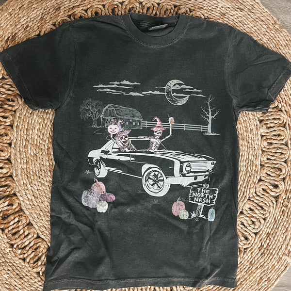 Fast Cars & Skeletons Tee