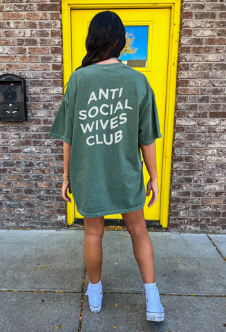 Antisocial Wives Club Tee