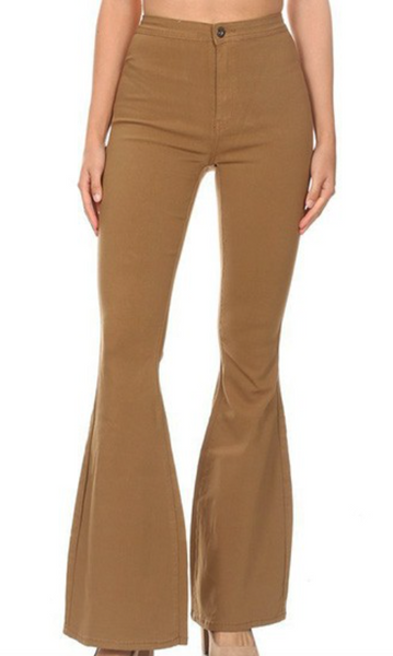 Camel Flare Jeans