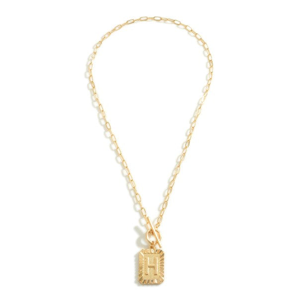 Gold Initial Necklace