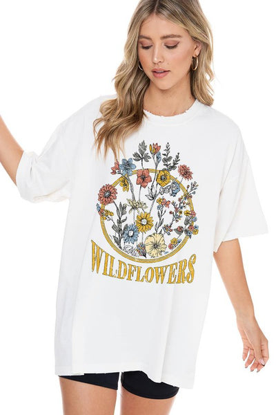 Wildflowers Oversized Tee