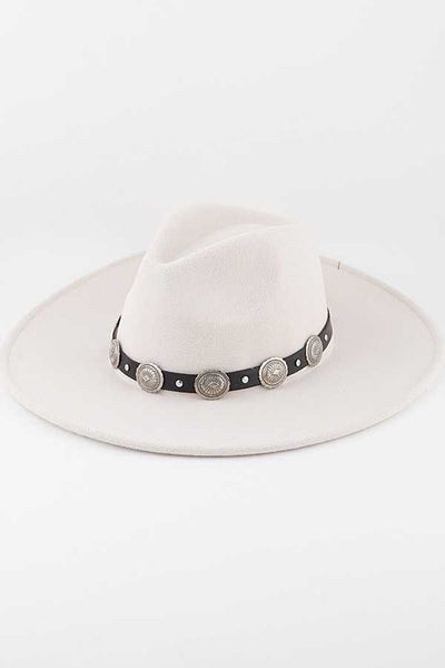 Concho Belt Wide Brim Hat