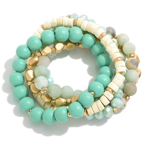 Natural Stone Bracelet Set