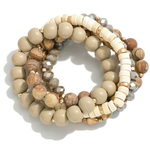 Natural Stone Bracelet Set