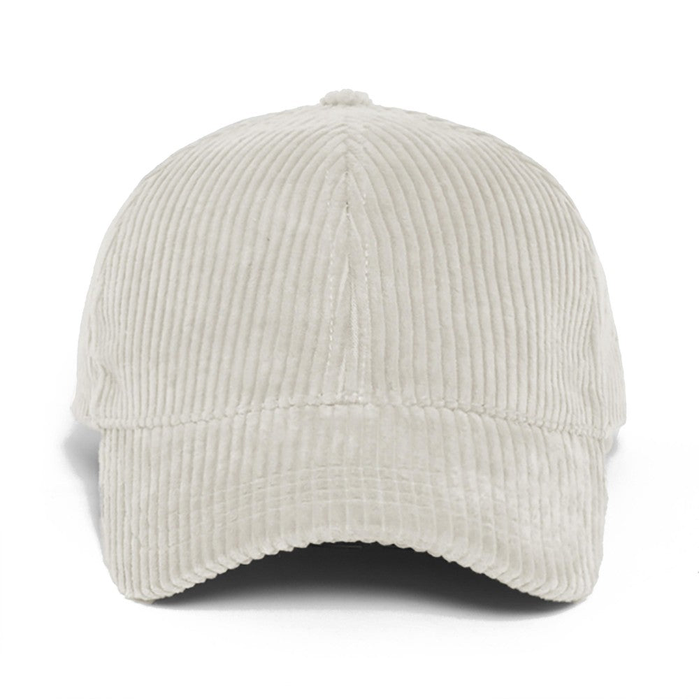 WH: Corduroy Baseball Cap- Cream