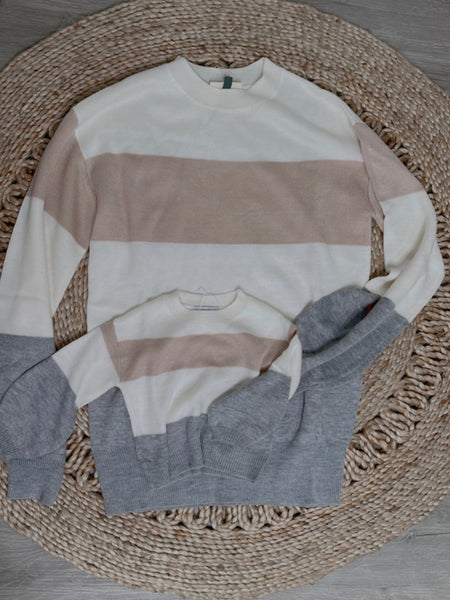 Delilah Striped Sweater- Littles