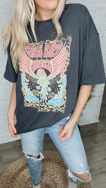 Free Bird Oversized Tee