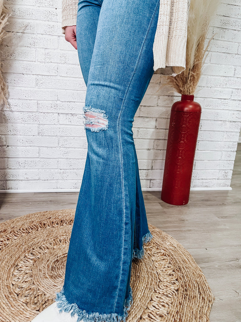 Cortney Denim Bell Bottom Jeans – The North Nash Boutique